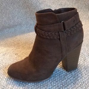 Camel Colored Booties. Size: 8